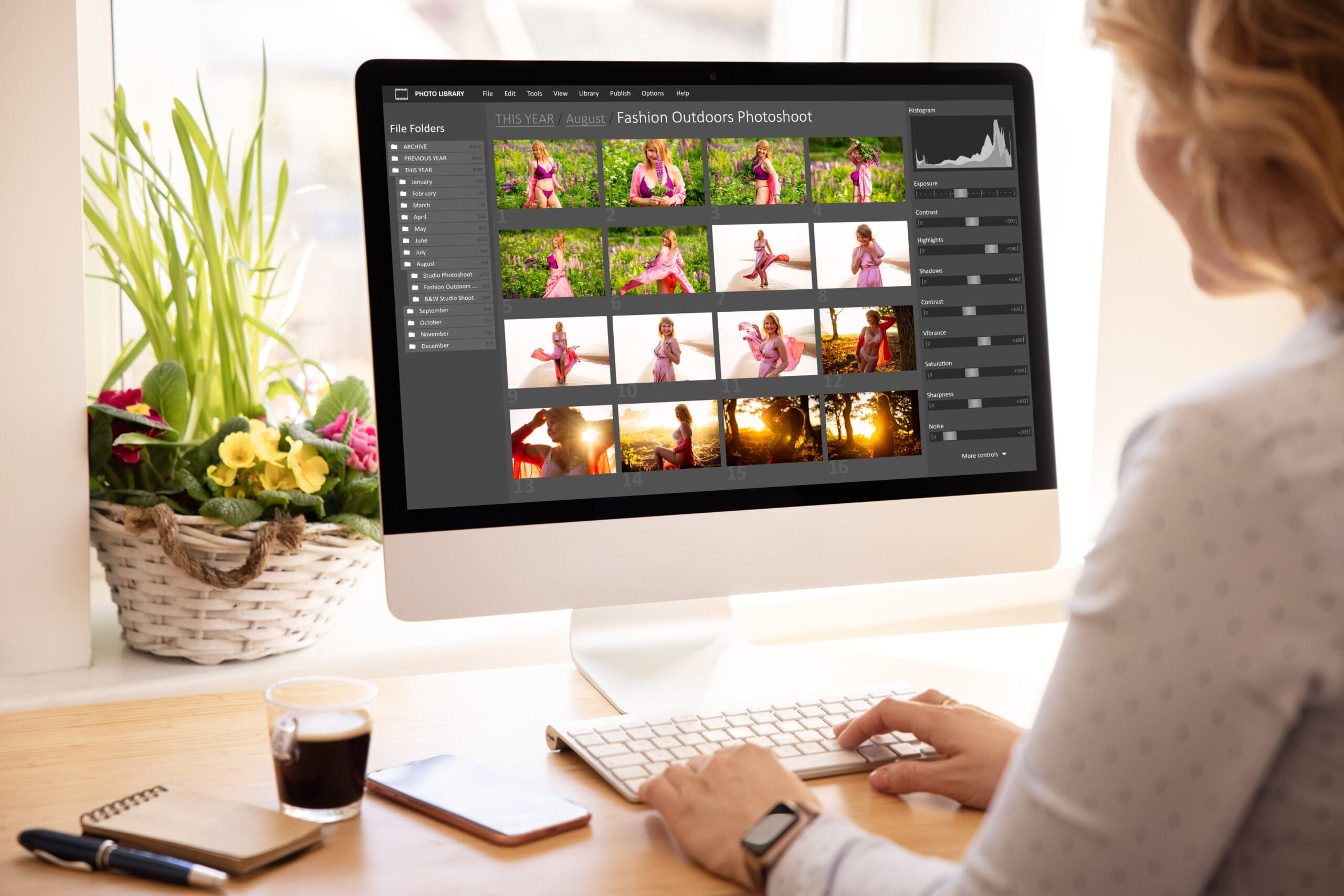 Editing on a computer