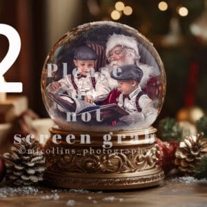 Customizable Snow Globe Photos